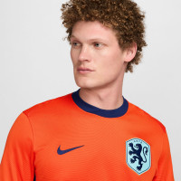 Chemise Nike Netherlands Orange Lion Home 2024-2025 pour hommes