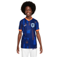 Chemise Nike Netherlands Orange Lion Away 2024-2025 pour enfants