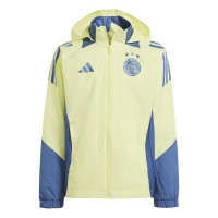 adidas Ajax Allweather Jack 2024-2025 Kids Geel Blauw