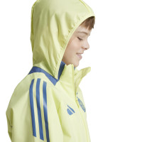 adidas Ajax Allweather Jack 2024-2025 Kids Geel Blauw