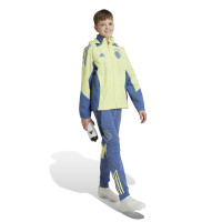 adidas Ajax Allweather Jack 2024-2025 Kids Geel Blauw