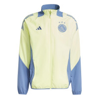 adidas Ajax Présentation Survêtement Full-Zip 2024-2025 Jaune Bleu