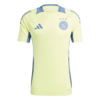 adidas Ajax Maillot d'Entraînement 2024-2025 Jaune Bleu