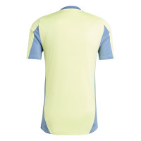 adidas Ajax Maillot d'Entraînement 2024-2025 Jaune Bleu