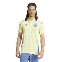 adidas Ajax Polo Trainingsset 2024-2025 Geel Blauw