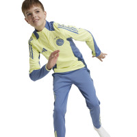 adidas Ajax Survêtement 1/4-Zip 2024-2025 Enfants Jaune Bleu