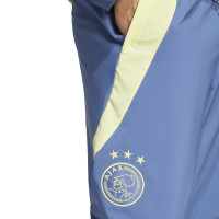 adidas Ajax Presentatie Trainingspak Full-Zip 2024-2025 Geel Blauw