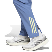 adidas Ajax Presentatie Trainingsbroek 2024-2025 Blauw Geel