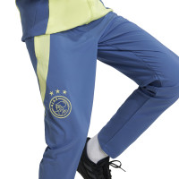 adidas Ajax Présentation Survêtement Full-Zip 2024-2025 Enfants Jaune Bleu