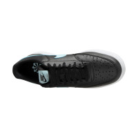 Baskets Nike Court Vision Low Next Nature noires, bleu clair et blanc