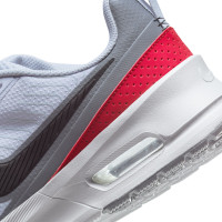 Nike Air Max Nuaxis Sneakers Lichtblauw Grijs Rood Zwart