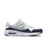 Nike Air Max SC Leder Sneakers Wit Grijs Donkerblauw