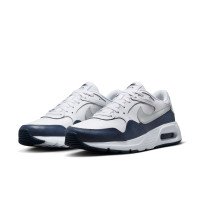 Nike Air Max SC Leder Sneakers Wit Grijs Donkerblauw