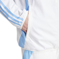 adidas Argentinië Anthem Trainingsjack Reversible 2024-2026 Wit Blauw Lichtblauw Goud