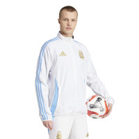 adidas Argentinië Anthem Trainingsjack Reversible 2024-2026 Wit Blauw Lichtblauw Goud