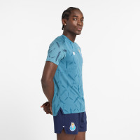 New Balance FC Porto Trainingsshirt 2024-2025 Blauwgrijs Donkerblauw Wit