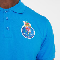 New Balance FC Porto Ensemble Polo 2024-2025 Bleu Bleu Foncé Blanc