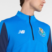 New Balance FC Porto Survêtement 1/4-Zip 2024-2025 Bleu Bleu Foncé Blanc