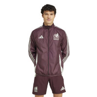 adidas Mexique Anthem Veste d'Entraînement Réversible 2024-2026 Bordeaux Blanc