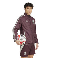 adidas Mexique Anthem Veste d'Entraînement Réversible 2024-2026 Bordeaux Blanc