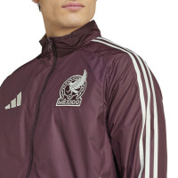 adidas Mexique Anthem Veste d'Entraînement Réversible 2024-2026 Bordeaux Blanc