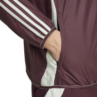 adidas Mexique Anthem Veste d'Entraînement Réversible 2024-2026 Bordeaux Blanc