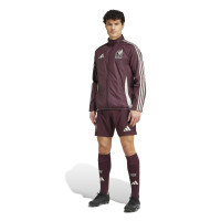 adidas Mexique Anthem Veste d'Entraînement Réversible 2024-2026 Bordeaux Blanc