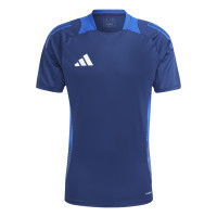 Kit d'entraînement de compétition adidas Tiro 24 bleu foncé blanc