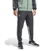 adidas Real Madrid Culturewear Survêtement Woven Full-Zip 2024-2025 Gris Foncé Vert Mauve