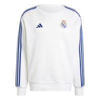 adidas Real Madrid DNA Crew Survêtement 2024-2025 Blanc Bleu