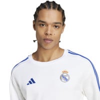 adidas Real Madrid DNA Crew Survêtement 2024-2025 Blanc Bleu