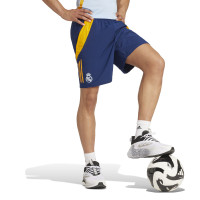 adidas Real Madrid Travel Short 2024-2025 Bleu Foncé Jaune Blanc