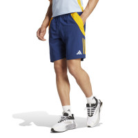 adidas Real Madrid Travel Short 2024-2025 Bleu Foncé Jaune Blanc