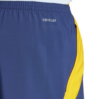 adidas Real Madrid Travel Short 2024-2025 Bleu Foncé Jaune Blanc