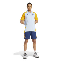 adidas Real Madrid Ensemble Polo 2024-2025 Bleu Clair Bleu Foncé Jaune