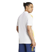 adidas Real Madrid Polo 2024-2025 Blanc Jaune Bleu Foncé