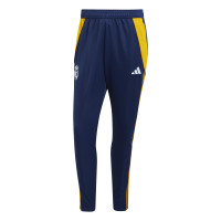 adidas Real Madrid Survêtement Full-Zip 2024-2025 Bleu Clair Bleu Foncé Jaune