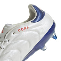 adidas Copa Pure 2 Elite Crampons Vissés Chaussures de Foot (SG) Bleu Blanc Rouge