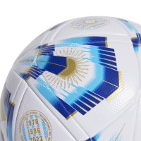 adidas Argentine League Ballon de Foot Taille 5 Blanc Bleu Or