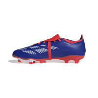 adidas Predator League FT Gazon Naturel Chaussures de Foot (FG) Bleu Blanc Rouge