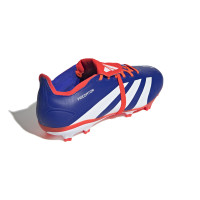 adidas Predator League FT Gazon Naturel Chaussures de Foot (FG) Bleu Blanc Rouge