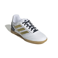 adidas Super Sala 2 Chaussures de Foot en Salle (IN) Enfants Blanc Noir Doré