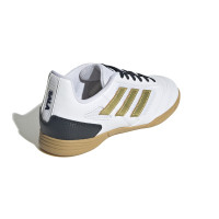 adidas Super Sala 2 Chaussures de Foot en Salle (IN) Enfants Blanc Noir Doré