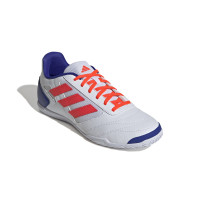 adidas Super Sala 2 Chaussures de Foot en Salle (IN) Blanc Rouge Bleu