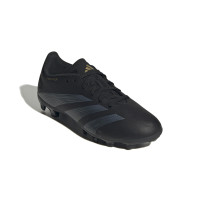 adidas Predator League Gazon Naturel Gazon Artificiel Chaussures de Foot (MG) Enfants Noir Gris Doré