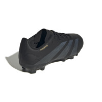 adidas Predator League Gazon Naturel Gazon Artificiel Chaussures de Foot (MG) Enfants Noir Gris Doré