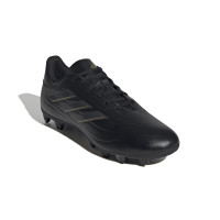 adidas Copa Pure 2 Club Gazon Naturel Gazon Artificiel Chaussures de Foot (MG) Noir Doré