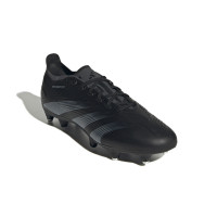 adidas Predator League Crampons Vissés Chaussures de Foot (SG) Noir Gris Doré