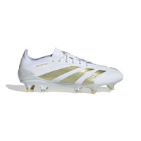 adidas Predator Elite Crampons Vissés Chaussures de Foot (SG) Blanc Doré