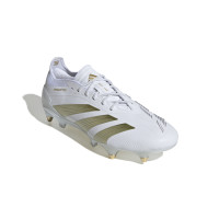 adidas Predator Elite Crampons Vissés Chaussures de Foot (SG) Blanc Doré